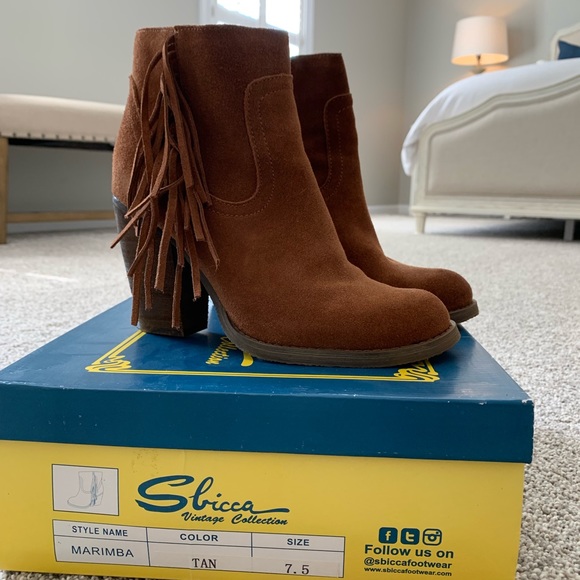 Sbicca Marimba Bootie Sz 7.5 Worn Once - Picture 2 of 3